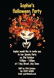 spooky style party invitations