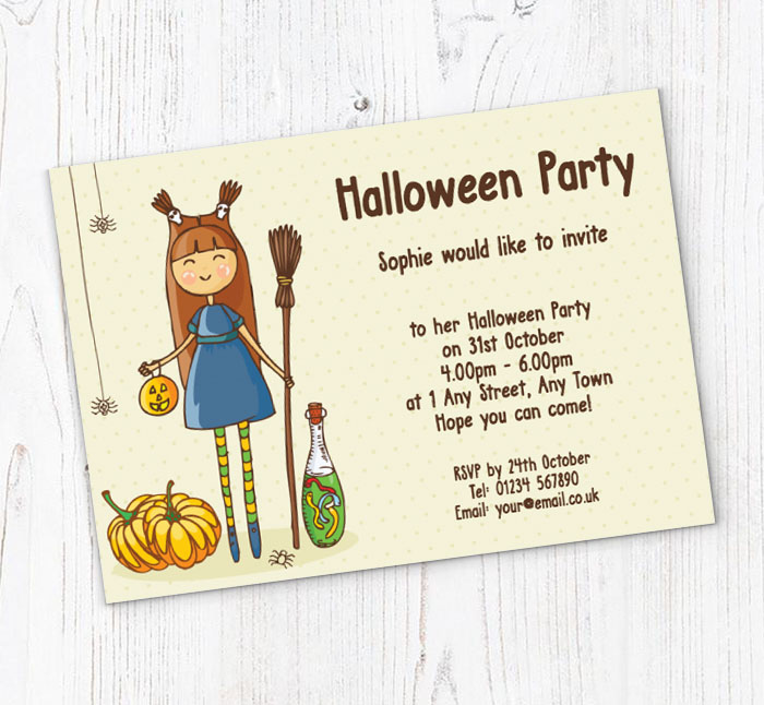 frightfully delightful invitations