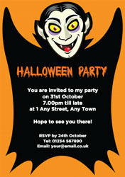 dracula party invitations