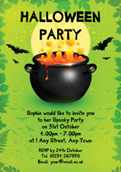 bubbling cauldron invitations