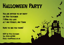 derelict house party invitations