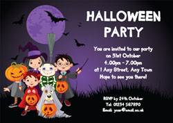 spooktacular kids invitations