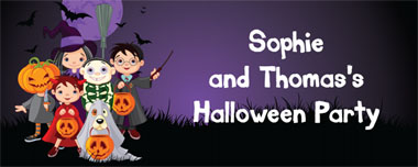 spooktacular kids party banner