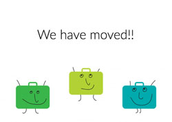 smiling suitcases moving cards
