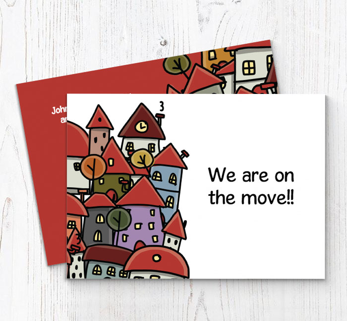 red roof moving cards
