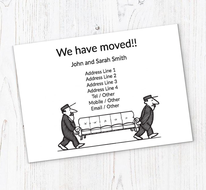 removal men moving cards