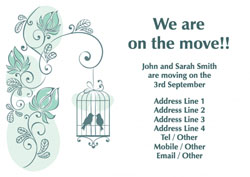 bird cage moving cards