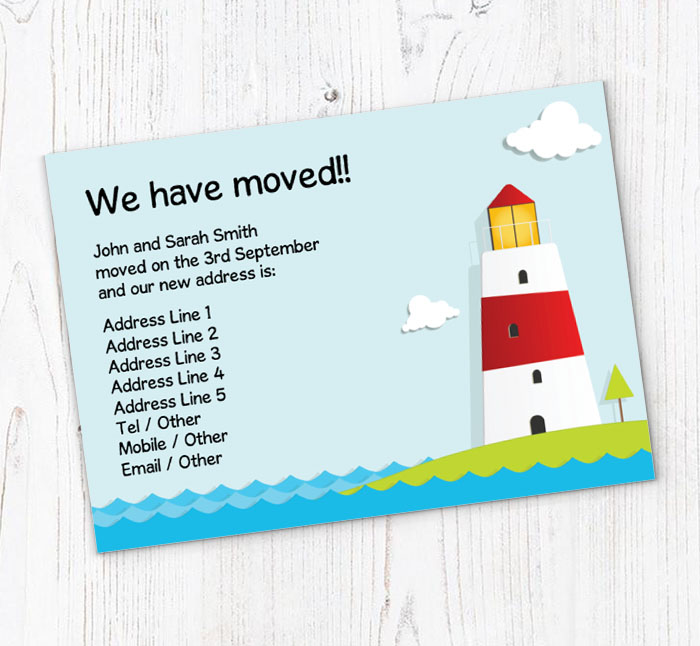 lighthouse moving cards