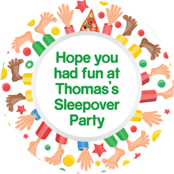 pajama party stickers
