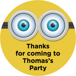 minions party stickers