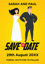 superhero save the date cards