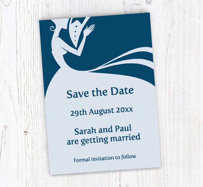 first dance save the date cards