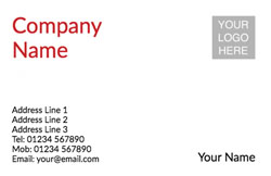 logo upload business cards