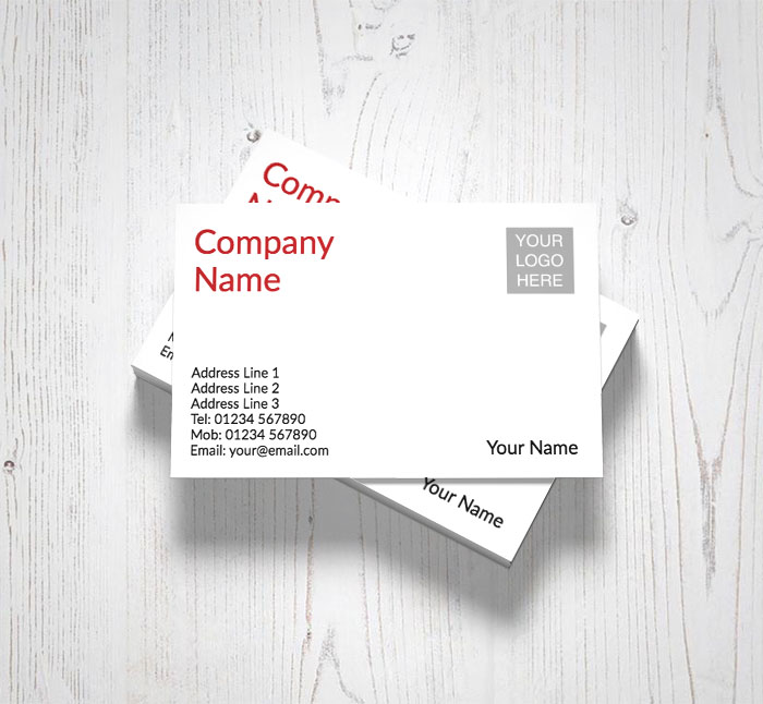 logo upload business cards