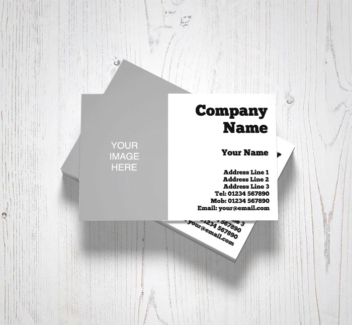 photo upload business cards