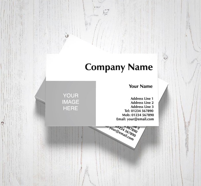 picture upload business cards