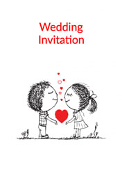 sweethearts wedding invitations