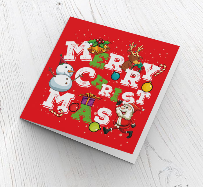 Christmas Characters Christmas Card | Customise Online Plus Free ...