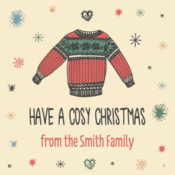 xmas jumper christmas card