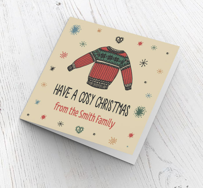 xmas jumper christmas card