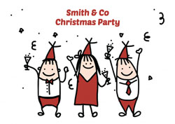 works christmas party invitations