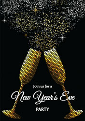 new year celebration invitations