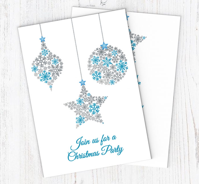 christmas decorations invitations