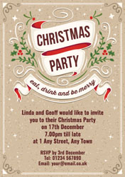 eat drink and be merry invitations