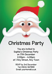 father christmas party invitations