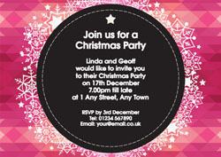 pink diamonds party invitations