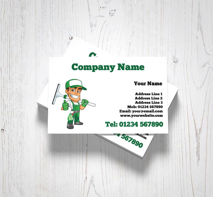 local window cleaning business cards