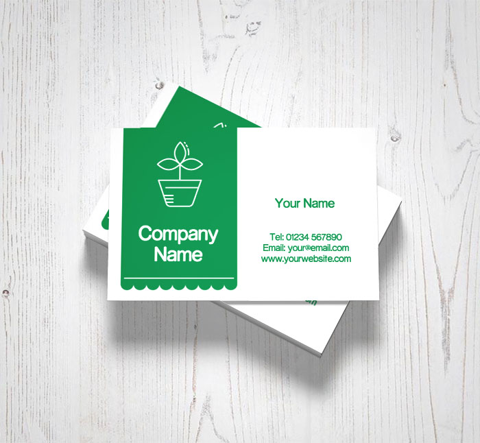 plant pot business cards