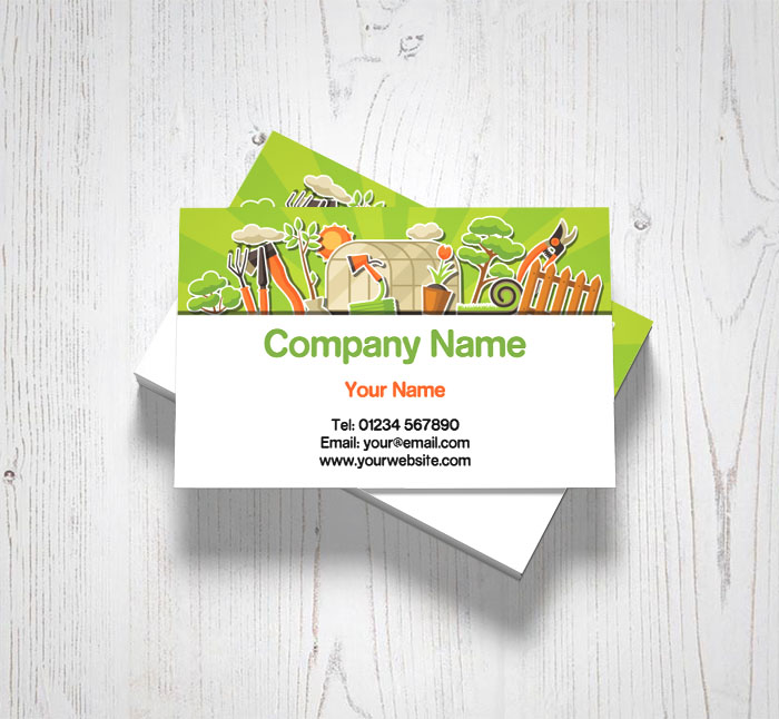 gardening business cards