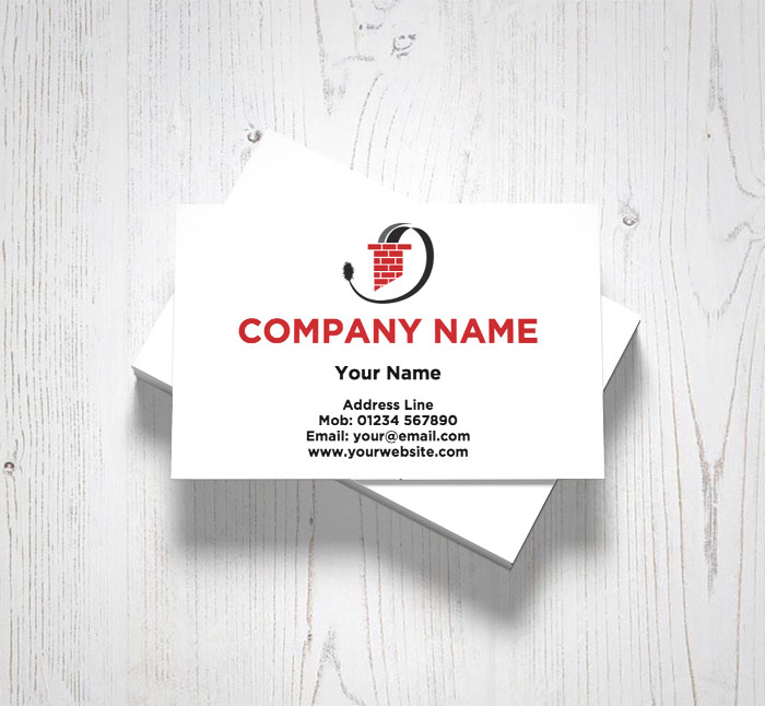 chimney cleaning business cards