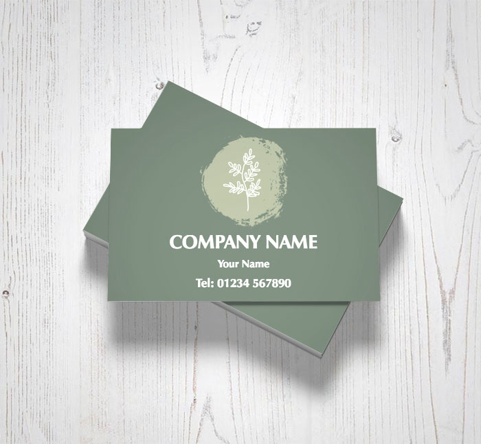 botanical business cards