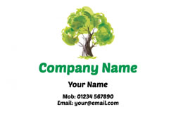 oak tree business cards