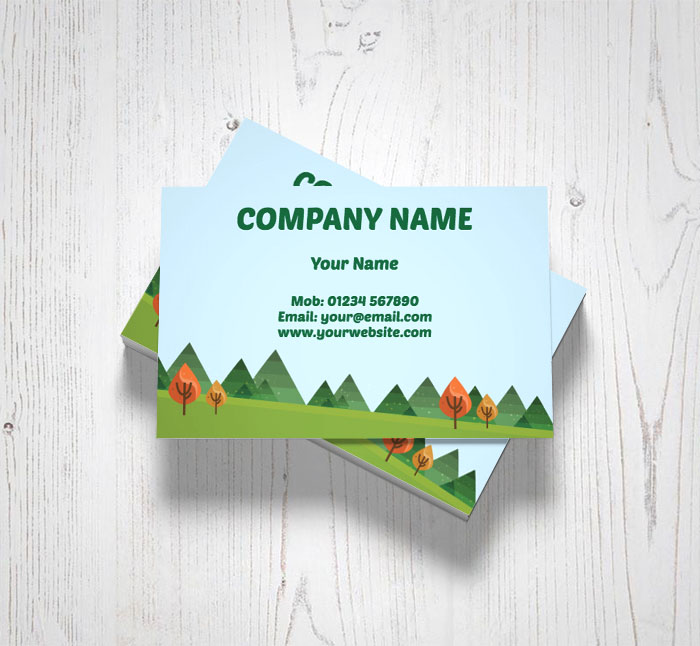 woodland business cards