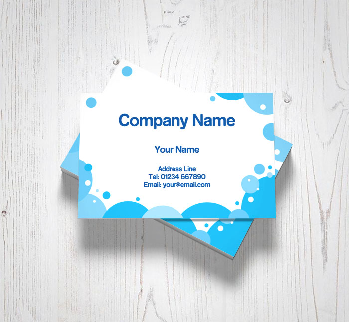 soap bubbles business cards