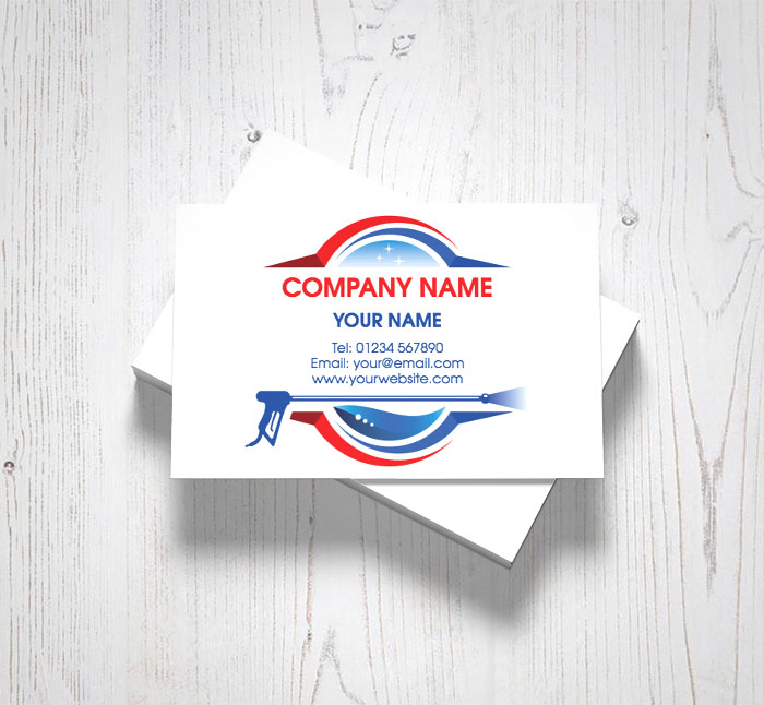 power washing business cards