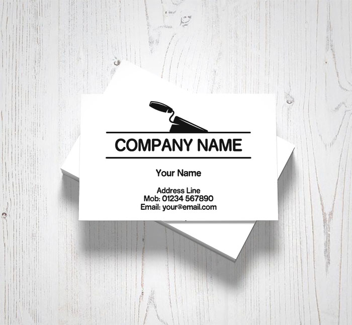 bricklaying trowel business cards