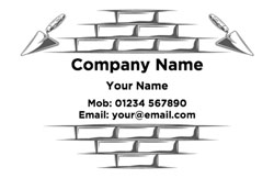 building bricks business cards