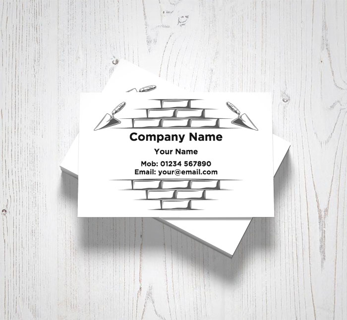 building bricks business cards