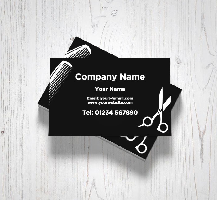 local hair stylist business cards