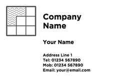 tiled wall business cards