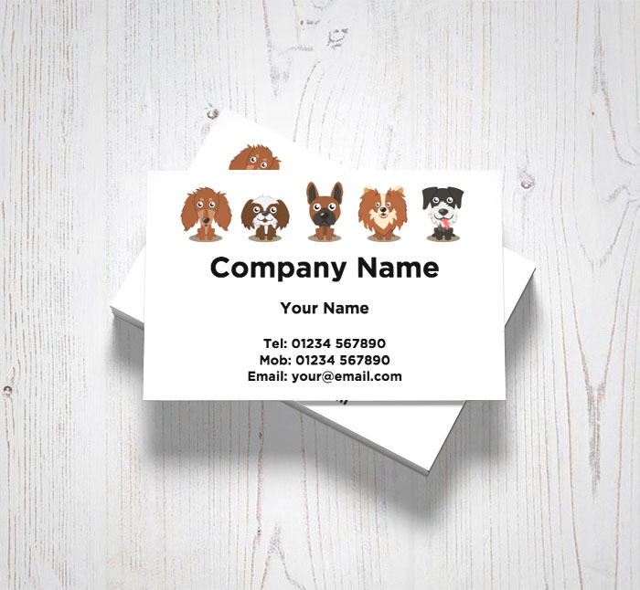 dogs business cards