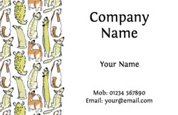 doodle dogs business cards