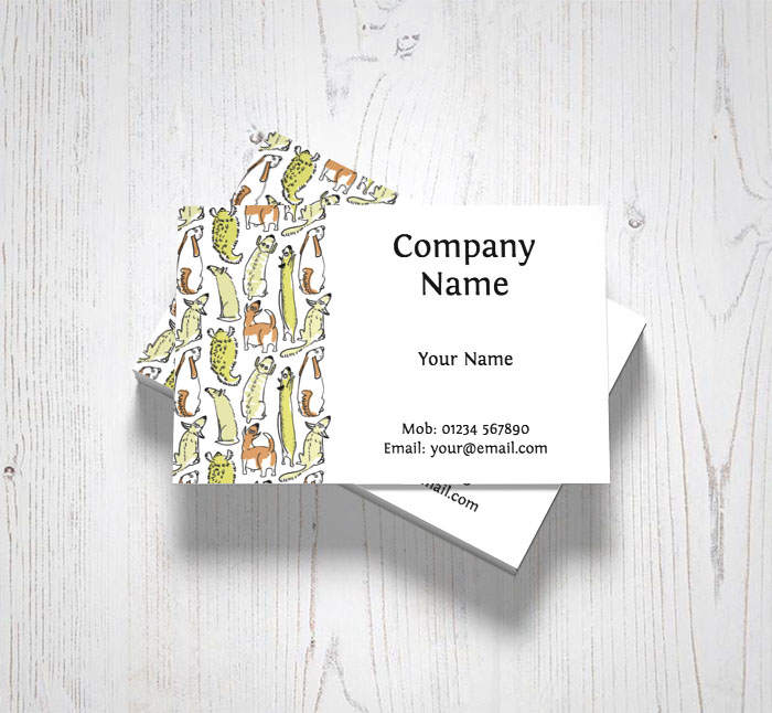 doodle dogs business cards