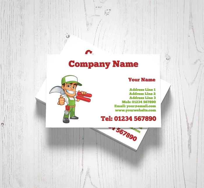 local gardening service business cards