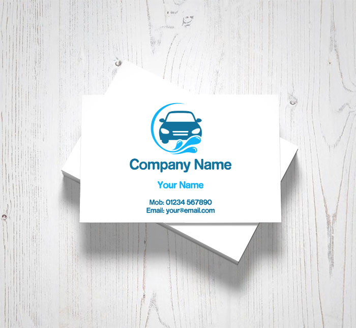 professional car wash business cards