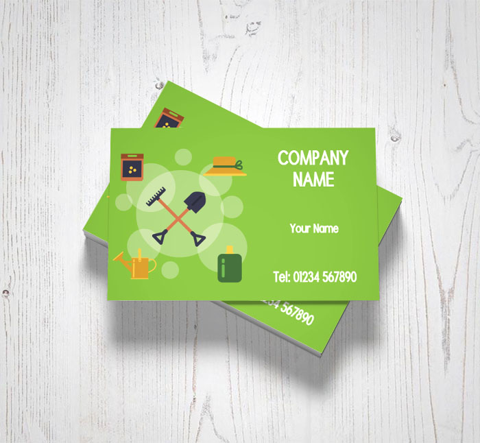 gardening care business cards